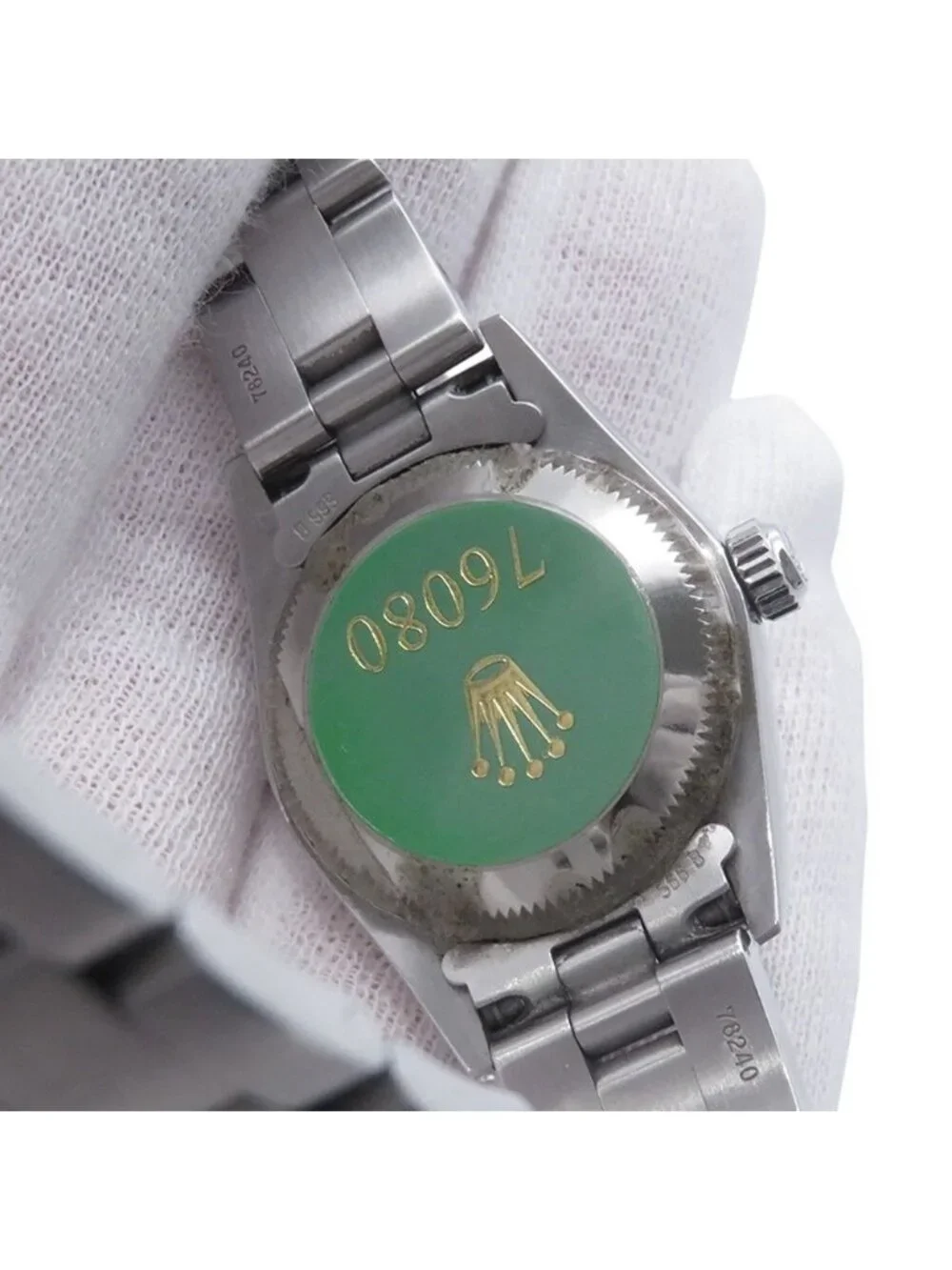 Rolex Oyster Perpetual 24 P Number Watch Blue Dial